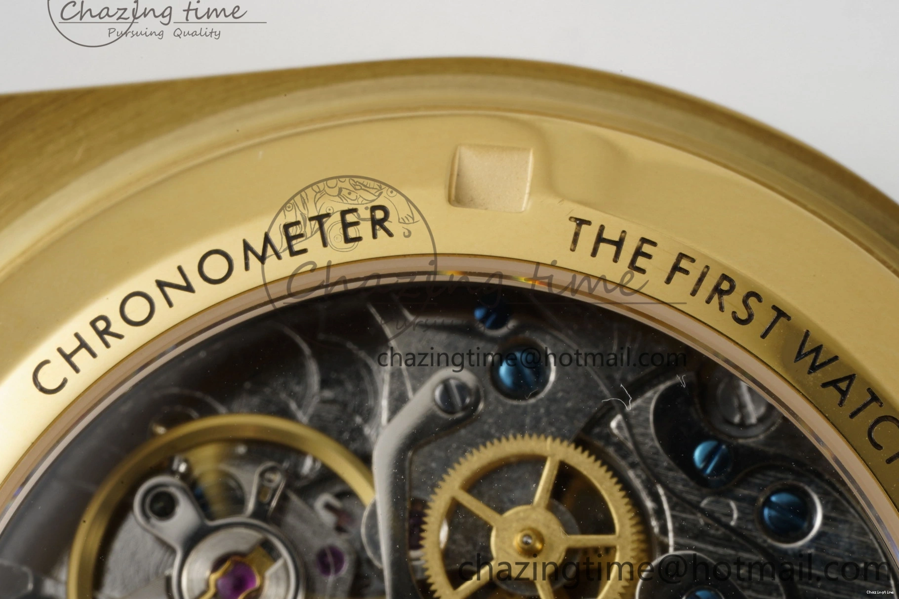 0404 Speedmaster Moonwatch in Moonshine Gold YG RMF Best Edition Green Dial on Green Leather Strap Manual Chrono EasyCare 7832